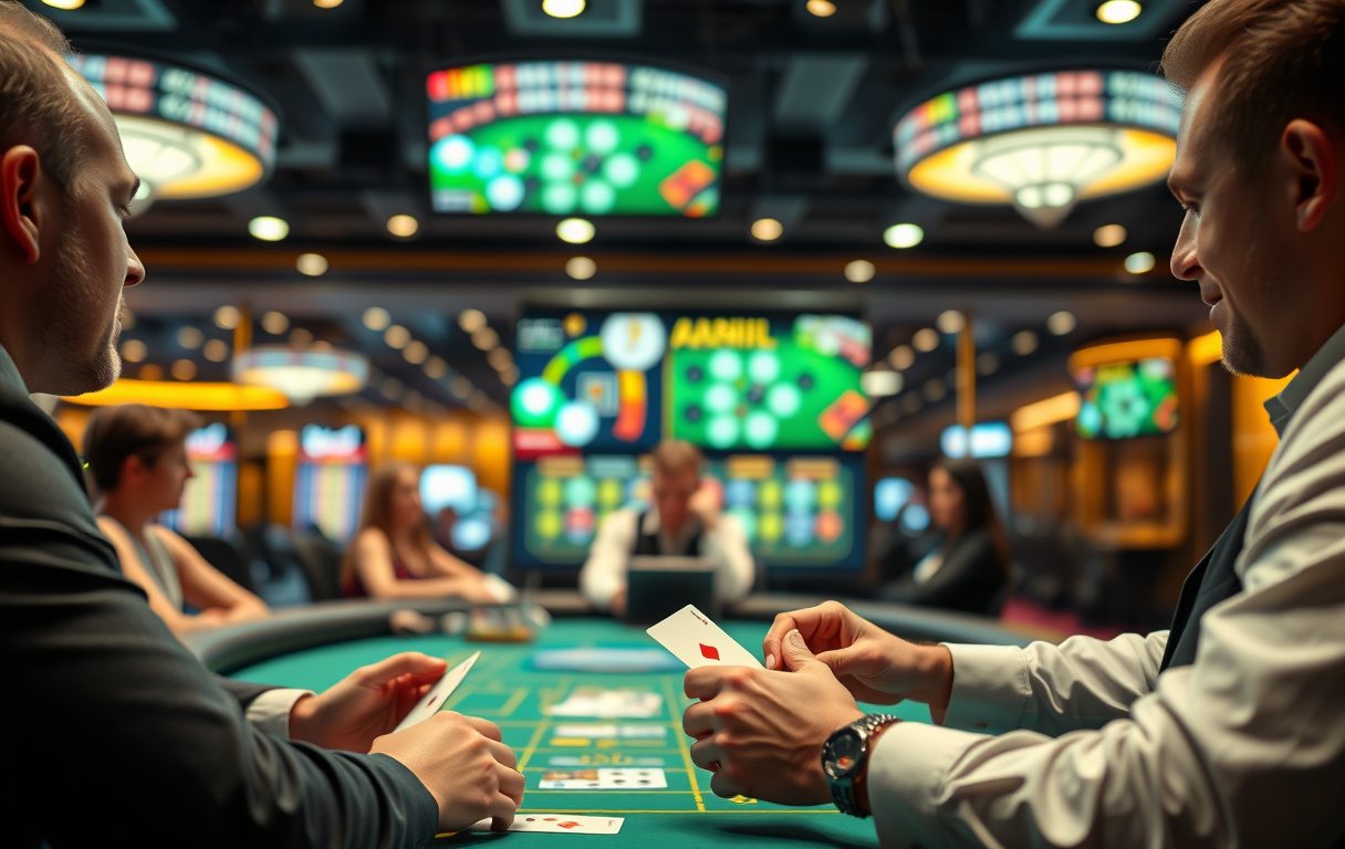 Live dealer i direktesending med kortstokk og kamerautstyr