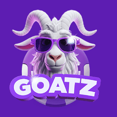 Goatz casino logo med geitemotiv