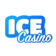 Ice Casino logo med uttakstid